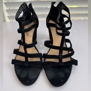 Bella Vita Elegant Black Strappy Heels